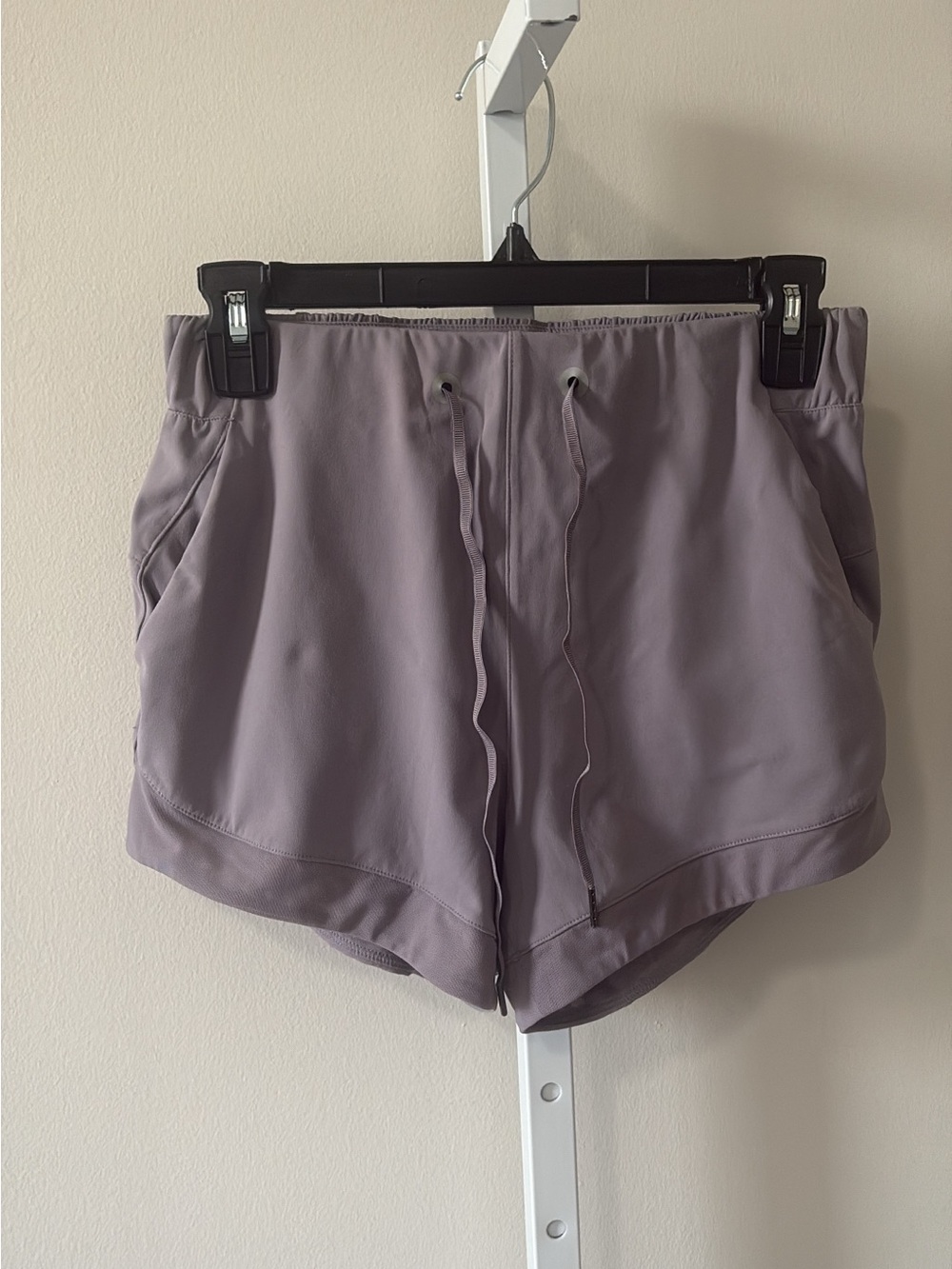 lululemon athletica Dusty Lavender Drawstring Athletic Shorts
